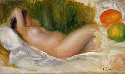 Desnudo reclinado de Pierre Auguste Renoir